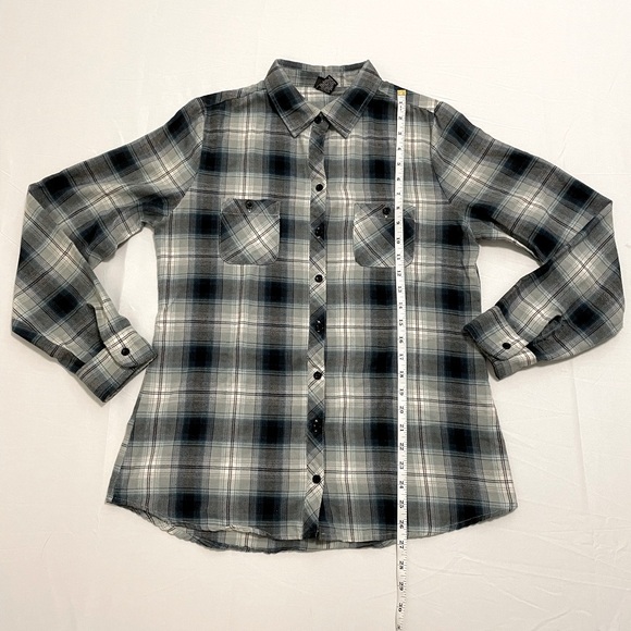 Disney Peter pan Neverland plaid button up - Picture 8 of 9